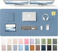 YSAGi Leather Desk Pad Protector, Office Desk Mat, Large Mouse Pad, Non-Slip PU by YSAGi