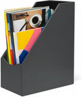 UnionBasic Magazine File Holder, Leatherette Desktop Document Organizer by UnionBasic