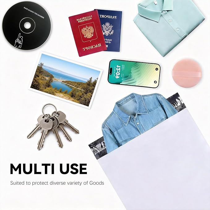 10"x13" Poly Mailers，White Shipping and Envelope Bags Pack of 10 - Image 5