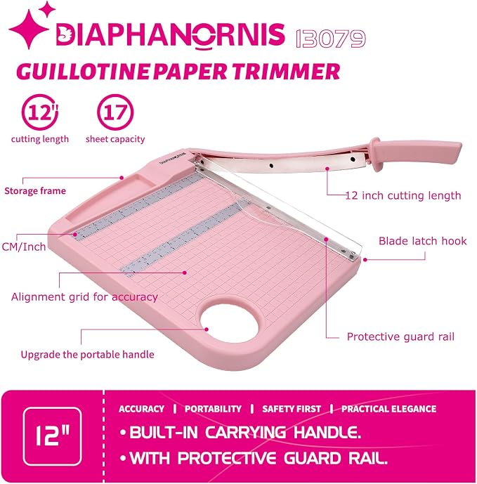 12" Paper Cutter, Precision Cut - Image 2