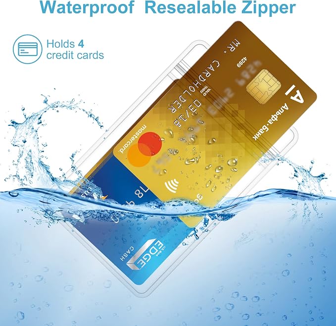 ABEYATH 10 Pack Extra Thick ID Card Name Badge Holder Heavy Duty Waterproof - Image 3