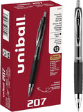 uni-ball 207 Retractable Gel Pens Medium Point, 12 Pack by uni-ball