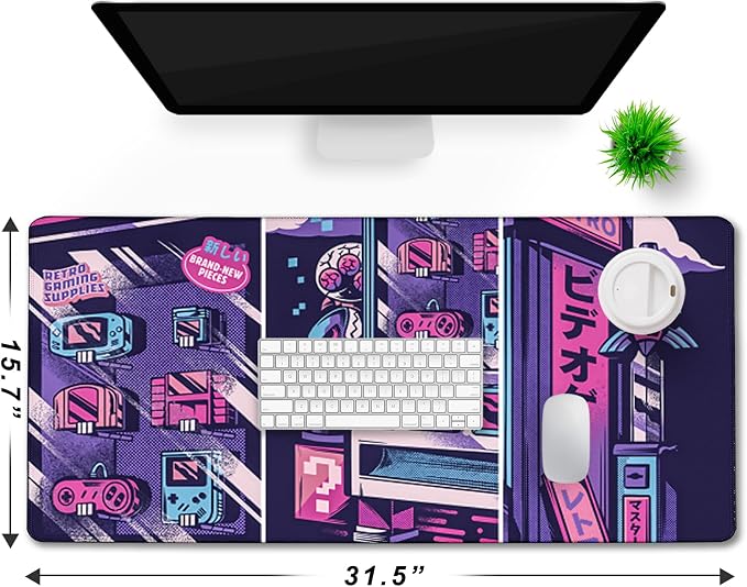 Japanese Comic Large Gaming Mouse Pad - Image 6