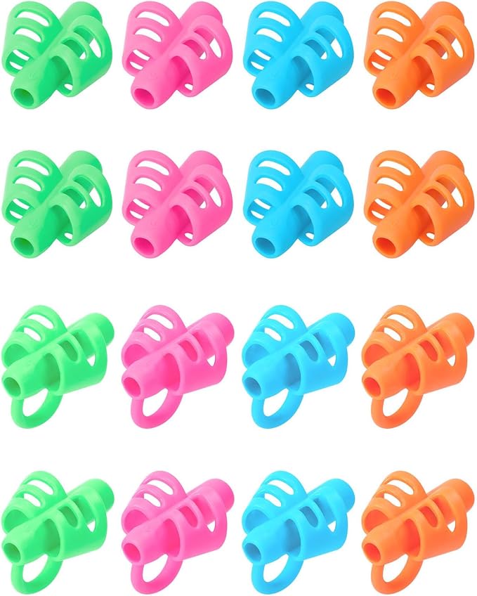 SANNIX 16 PCS Pencil Grips for Kids & Adults by SANNIX