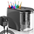 Electric Pencil Sharpener Heavy-Duty Helical Blade Sharpener by RIYO+RIYO