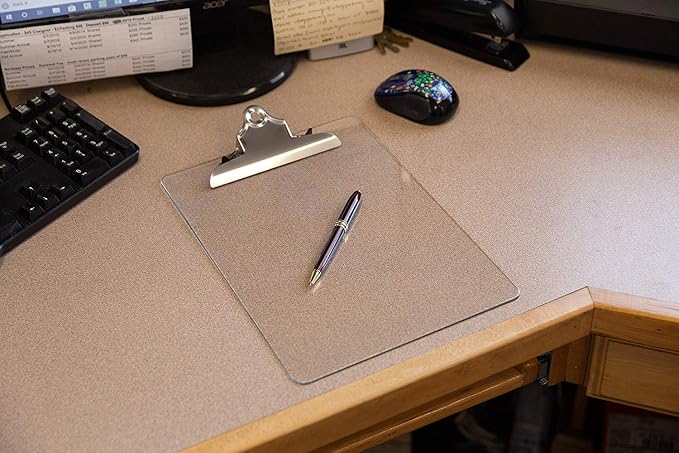 Plastic Transparent Clipboards Multi Pack Clipboard | Strong 12.5 x 9 Inch | - Image 5