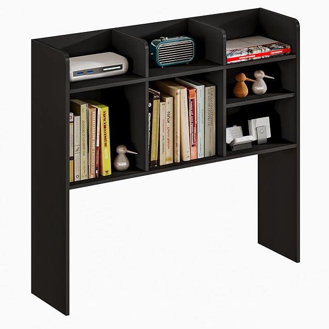 ChooChoo Desktop Bookshelf, Wood Desk Hutch Organizer - Image 7