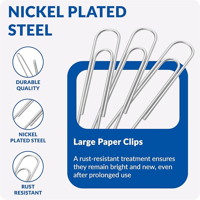 Jumbo Paper Clips, 2 Inch Paper Clip - Image 4