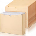 50 Pcs 3.5 Inches Expansion Manila Expanding File Pockets Manila Expanding File by Unknown