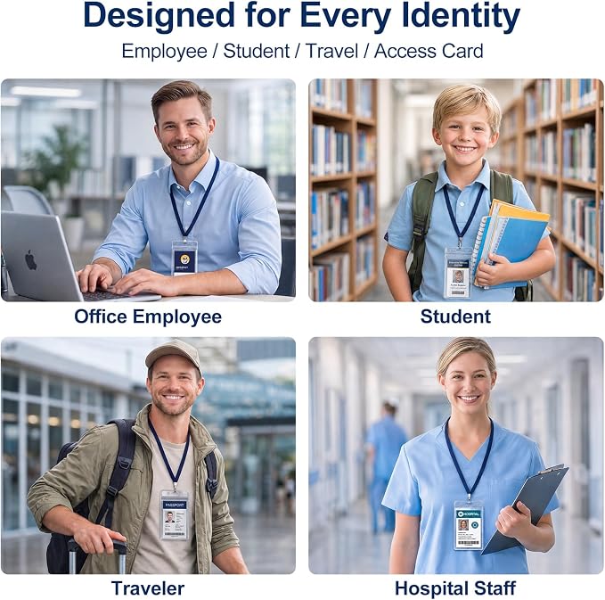 400 Pack ID Badge Holder - Image 7