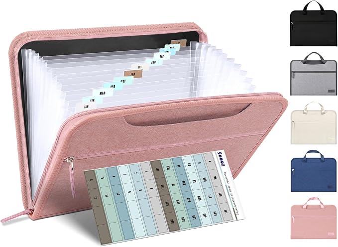 Sooez Heavy Duty Accordion File Organizer by Sooez