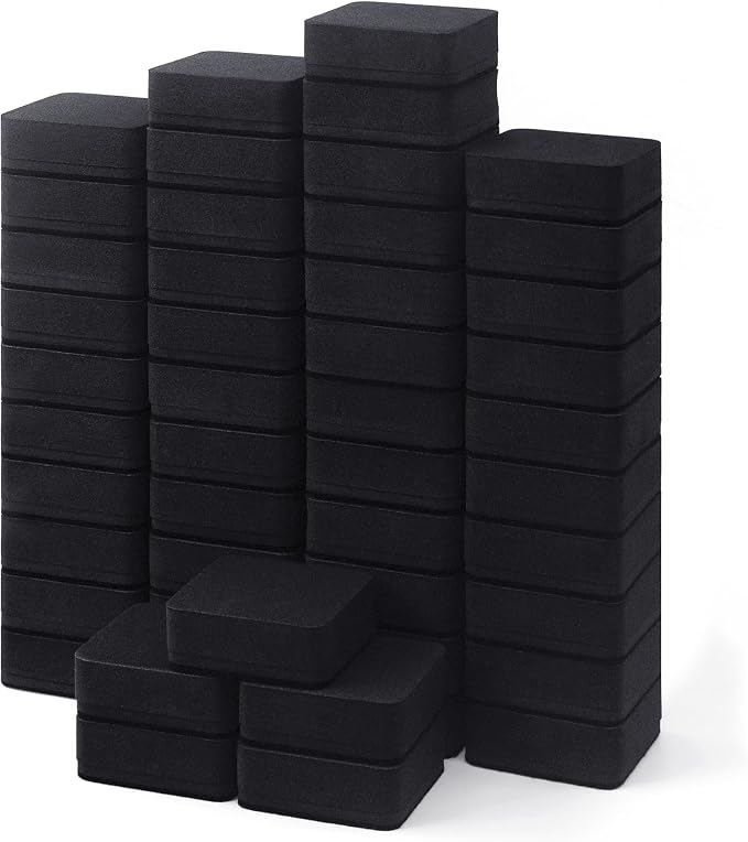 Dry Erase Erasers, IHPUKIDI 48 Pack Magnetic Whiteboard Dry Eraser Chalkboard by IHPUKIDI