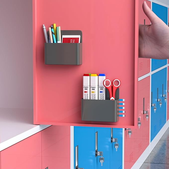 Magnetic Dry Erase Marker Holder, Magnetic Pen Holder Whiteboard Pen Holder Dry - Image 5