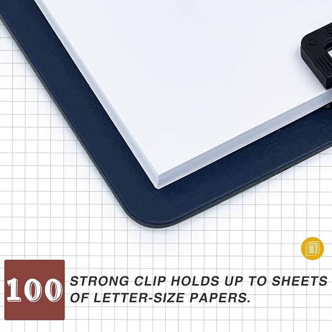 8 Pack Colored Clip Boards, Plastic Clipboards - Image 6