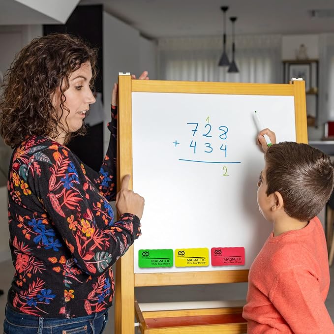 OWLKELA Dry Erase Erasers, Magnetic Whiteboard Erasers 8 Pack - Image 6