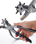 UNCO- Leather Hole Punch Tool, 3/16" | 6 Different Hole Sizes, Durable Hole by Unco