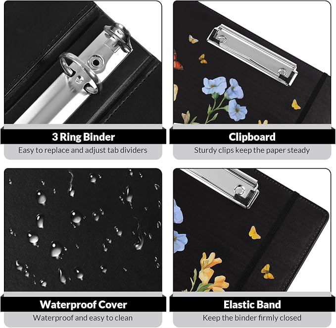 SKYDUE 1 Inch 3-Ring Binder - Image 7