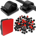 Blulu 100 Pcs Adhesive Cable Clips Bulk Wire Holder by Blulu
