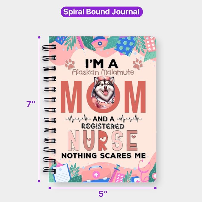 Ninety3POD I'm a Alaskan Malamute Mom and a Registered Nurse Nothing Scares Me - Image 5