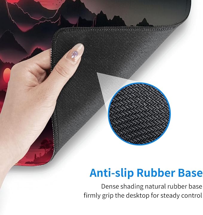 Extended Gaming Mouse Pad, Large Desk Mat XL Anime Mouse Pad Waterproof - Image 5