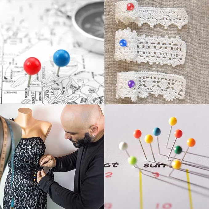 600 Pieces Push Pins Map Pins - Image 8