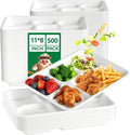 JOLLY CHEF Compostable  Compartment Paper Plates  *   Heavy by JOLLYCHEF