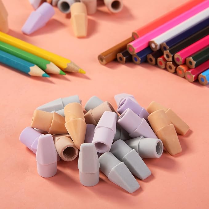 Mr. Pen- Pencil Erasers Toppers, 120 Pack, Latex Free, No Smudge | Mr Pen - Image 6