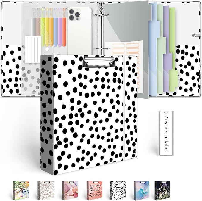 3 Ring Binder Organizer, 2 Inch Three Ring Binders by BVSSX