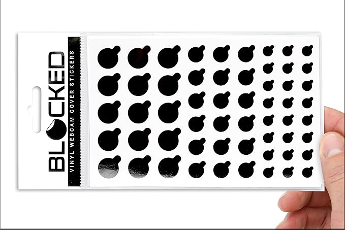 The Original Vinyl Webcam Cover Stickers | Restickable & Stackable Privacy by MyCamShield