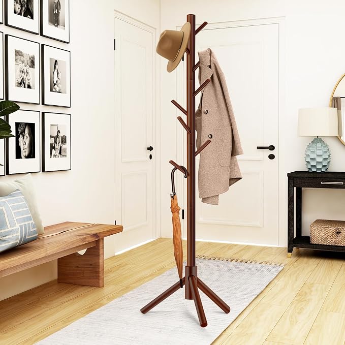 WANGMUXIA Coat Rack, Freestanding Coat Rack - Image 5