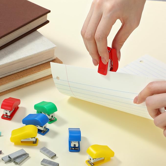 Fainne 75 Pcs Mini Stapler Bulk - Image 5