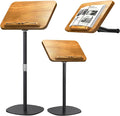 NAMON 2-in-1 Dual-use Floor & Desktop Book Stand, 100% Solid Wood, Height by NAMON