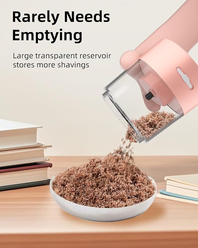 ZMOL Electric Pencil Sharpener, Portable Small Battery Powered Pencil Sharpeners - Image 7