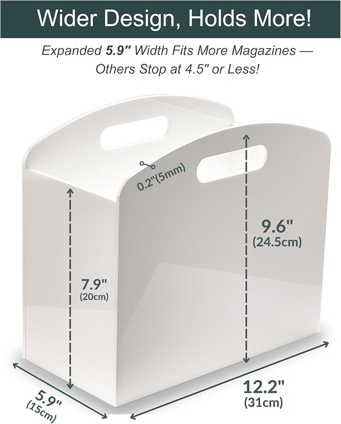 White Magazine Holder - Image 4