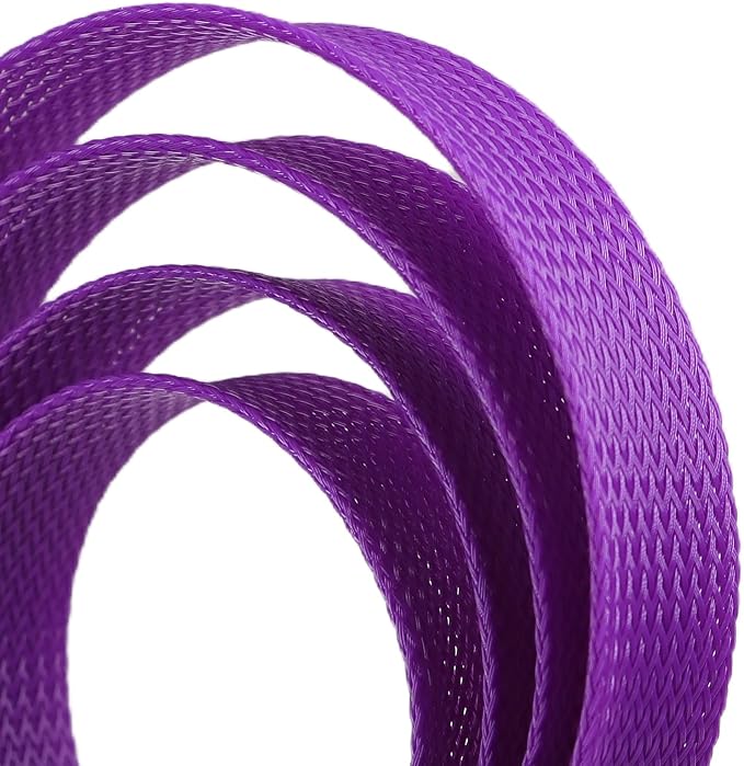 25ft PET Expandable Braided Cable Sleeve 1/6inch Pet Braided Cable Sleeve - Image 2