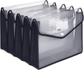 Plastic File Folders, Waterproof Transparent Expandable File Organiser by iMissiu