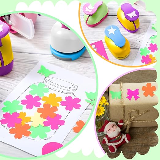 CHENGU 1 Inch 16 Pcs Craft Hole Punch Set - Image 6