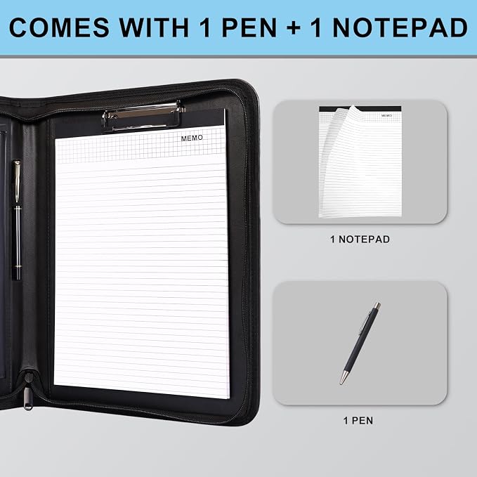 Eshow Padfolio for Men Women - Image 4