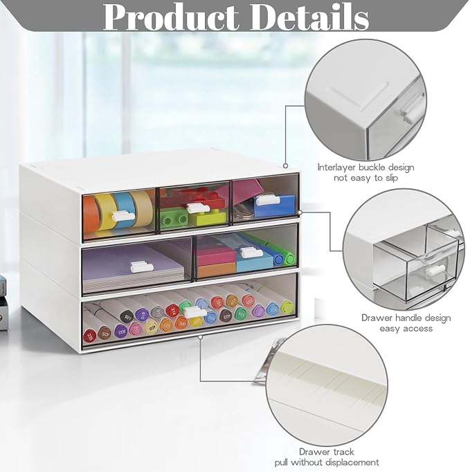 3 Tier Stackable Desk Organizer - Image 4