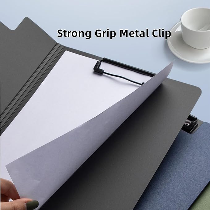 Clipboard Folder, 6 Pack A4 Foldable Clipboards File Folder Flip Writing Pad - Image 4