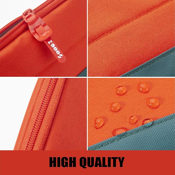 Sooez Wide-Opening Pencil Pen Case, Lightweight & Spacious Pencil Pouch Zipper - Image 4