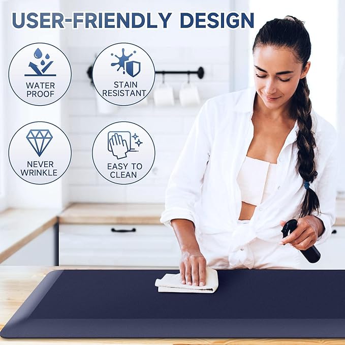 StepRite 4/5 Inch Thick Kitchen Mat Anti Fatigue Mat Kitchen Rugs Kitchen Decor - Image 5