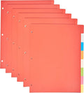 Amazon Basics 8-Tab Plastic Binder Dividers by AmazonBasics