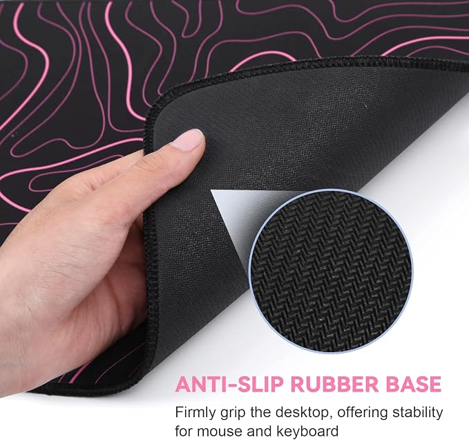 DIGSOM Gaming Mouse Pad, 31.5x11.8in | XL Mouse mat, Smooth surface, Anti-slip - Image 6