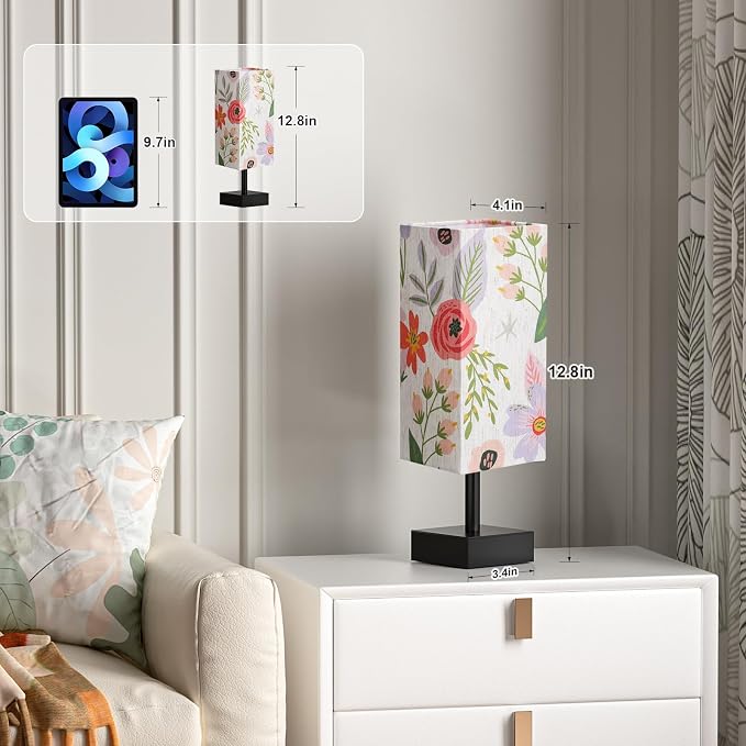aooshine Flower Table Lamp for Bedroom - Image 3
