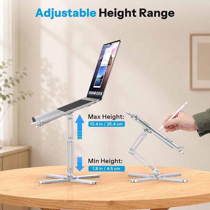 OMOTON LA10 360° Rotating Laptop Stand Riser - Image 7