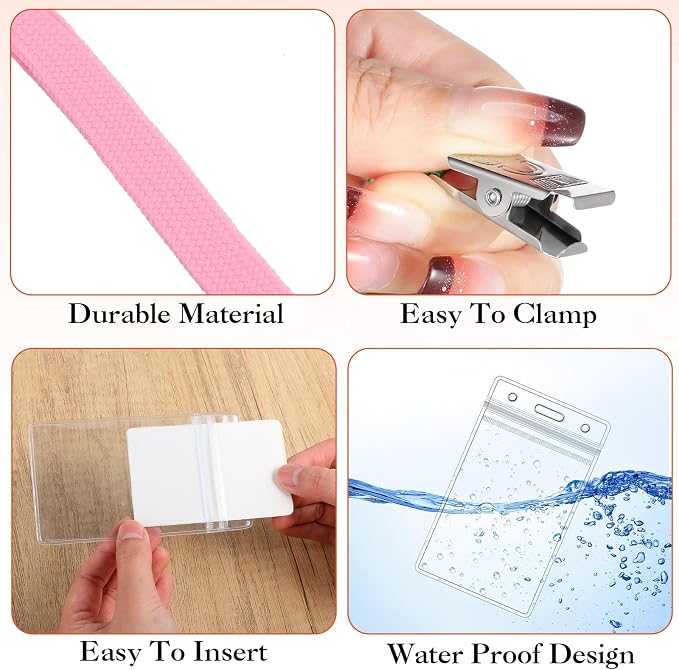 Marspark 200 Pcs ID Badge Holder - Image 3
