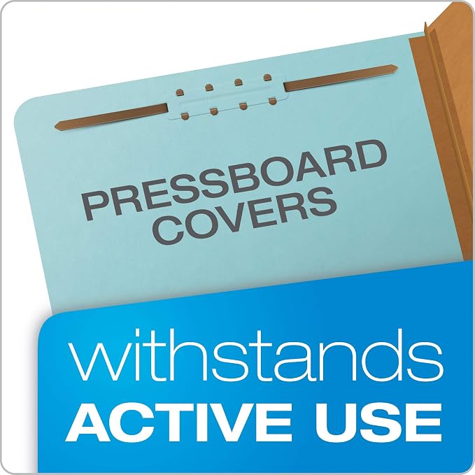 Pendaflex Recycled Classification File Folders, 2 Dividers, 2/5 Tab Cut - Image 3