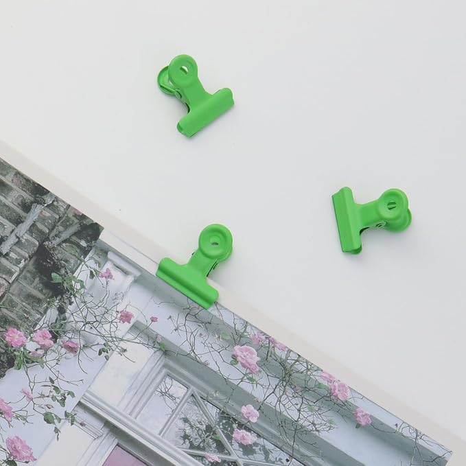 Xiaoyztan 20 Pcs Small Binder Clips, 20 mm Bulldog Paper Clips Binder Bull Clip - Image 5
