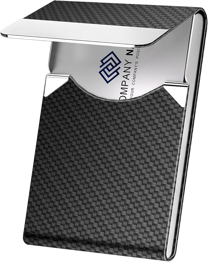 Business Card Holder, Metal Slim Business Card Case, Pocket Card Holder - Image 9